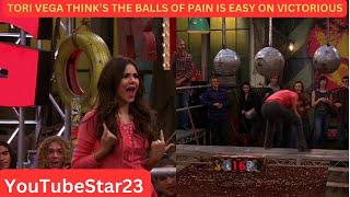 Tori Vega thinks the BALL OF PAIN is easy on Victorious (Part 2 Round 2)