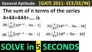 General Aptitude TRICK |Numerical Ability |GATE/ESE/UPSC