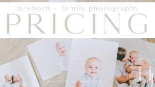 Newborn and Family Photography Pricing