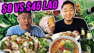 $8 vs $45 LAO & ISAAN FOOD! (NY TIMES BEST RATED)