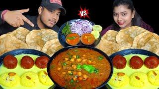 10 Spicy Chole Bhature Challenge | Chole Bhature Eating Competitions | Food Challenge