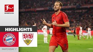 Kane. Kane. KANE! | FC Bayern München - VfB Stuttgart 4-0 | Highlights | MD 7 – Bundesliga 2024/25