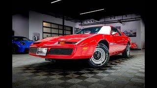 1984 Pontiac Firebird! Only 11K original miles! Bright Red Paint! 2.8L V6 engine! 4 Speed Auto!