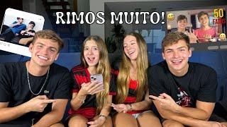 REAGINDO A VIDEOS NOVINHOS COM NOSSOS IRMÃOS!