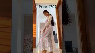 Meesho Kurta Set Haul under 500  #shorts #meesho