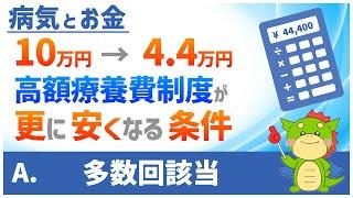高額療養費制度の多数回該当（多数該当）で長期治療費を減額させる方法を解説