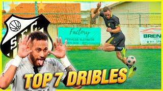 TOP 7 MELHORES DRIBLES DO NEYMAR NO SANTOS | TUTORIAL DE DRIBLE