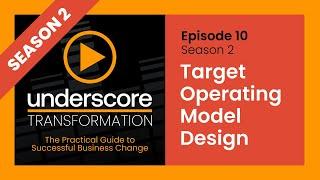 Target Operating Model Design