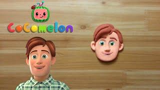 cocomelon daddy clay cracking making 코코멜론 아빠 클레이로 만들기