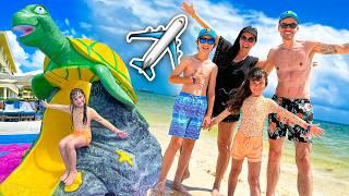 VIAGEM em FAMÍLIA para CANCÚN no MÉXICO Vlogão de 1 Hora - Família Brancoala