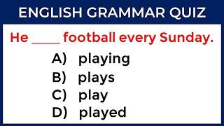 Mixed English Grammar Quiz: CAN YOU SCORE 35/35? #challenge 59