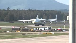 Antonov An-225 «Mriya» | Take off on runway 16 at ZRH | Zurich