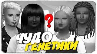 ЧЕРНО-БЕЛОЕ ЧУДО ГЕНЕТИКИ - The Sims 4