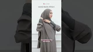 Tutorial shawl yang sat set sat set, musti nonton!  #zayrahijab  #shawl #shawltutorial #abaya