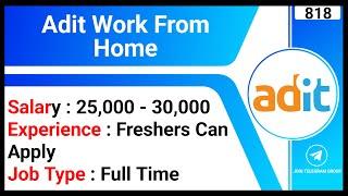 Adit Work From Home | Full Time Jobs | Remote Jobs | Technical Support Representative Jobs