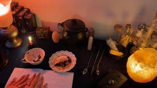 Tea Leaf Reading ASMR | Tasseography | New Tarot Cards, Crystals, Book, Trinkets- whispered