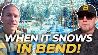 SNOWY DAY In Bend OR: Exploring Winter's Beauty & Local Perspective | Living In Bend OR  2024