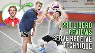 PRO LIBERO Reviews Coach’s Serve Receive Technique