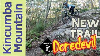 Riding the new DH trail 'Daredevil' at Kincumber - Central Coast NSW