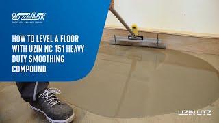 How to level a floor with UZIN NC 151 Heavy Duty Smoothing Compound