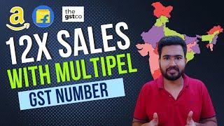 12X Sales with Multiple GST Number | How to get GST Number in Other States | TheGSTco | Amazon FBA