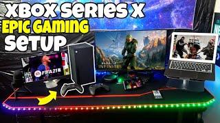 I Built My Dream Xbox Series X Gaming Desk Setup - Dream Console Gaming Station Giveaway | Nextraker