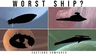 Which Star Wars Faction has the WORST CAPITAL SHIP? | Star Wars Factions Compared
