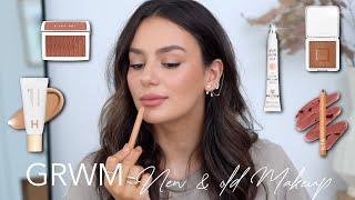 GRWM: Natural & Healthy SKIN MAKEUP + ILIA LIP LINER CRAYON + RMS BRONZERS || Tania B Wells