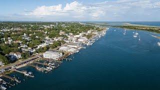 Beaufort, North Carolina From a Drone in 4K