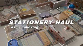 stationery pal haul | asmr unboxing with me | scrapbooking supplies