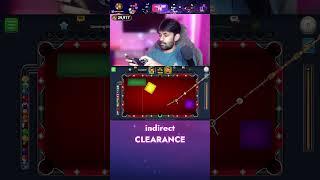 indirect Clearance  in Rough Patches 8 ball pool GamingWithK #8ballpool #gamingwithk #clearance