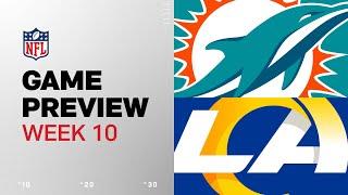 Miami Dolphins vs. Los Angeles Rams | 2024 Week 10 Game Preview