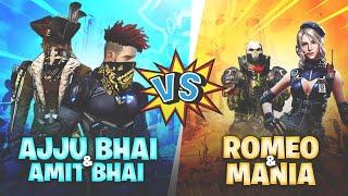 Ajjubhai94 and Amitbhai VS Romeo and X Mania Name Change Challenge - Garena Free Fire
