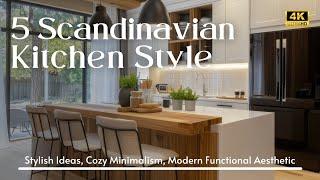 5 Scandinavian Style Kitchen Design: Stylish Ideas with Cozy Minimalism, Modern Functional Aesthetic