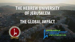 The Global Impact of The Hebrew University of Jerusalem