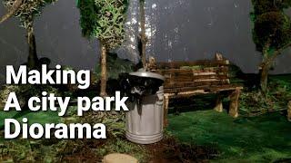 Creating A Custom City Park/Forest Diorama!! 6"Figures 2021!!