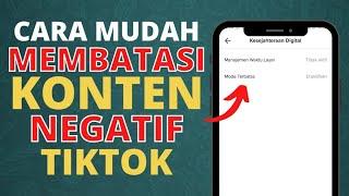 Cara Blokir dan Membatasi Konten Dewasa Tiktok Terbaru 2024‼️