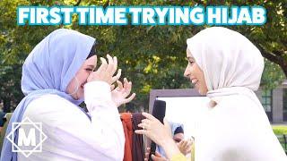 WOMEN IN NEW YORK TRY HIJAB FOR FIRST TIME! *EMOTIONAL* | Social Experiment | MUSLIM