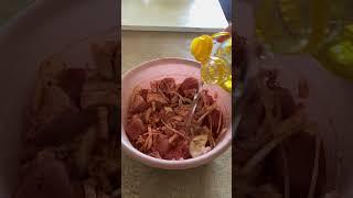 Рецепт безумно вкусного мяса#мясо#мясовказане#shortvideo