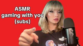 ASMR Gaming with subs (Crab Game)