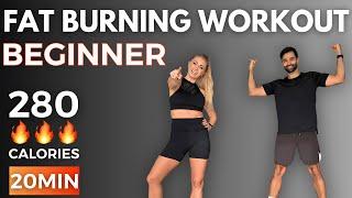 20 Min FAT BURNING Workout for TOTAL BEGINNERS | No Equipment, Low Impact