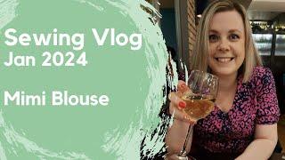 Jan 2024 Vlog 1 - Latest makes, Tilly and the buttons Mimi Blouse and Cheater Quilt. #fridaysews