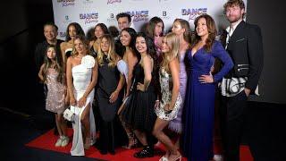 The cast of "Dance Rivals" poses together at the world premiere of the movie