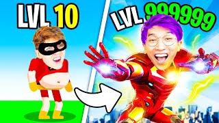 We Become SUPERHEROES In SUPERHERO LEAGUE! (CRAZY SUPERHERO APP GAMES!)