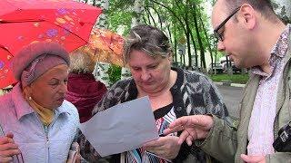 Андрей Мардасов и общественники против вырубки деревьев в Сергиевом Посаде