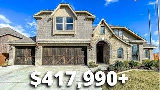 CLASSIC MODEL HOUSE TOUR NEAR FORT WORTH TEXAS | 4 BED | 3 BATH | 3285 SqFt | $417,990+