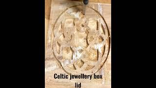 CNC Celtic jewellery box lid