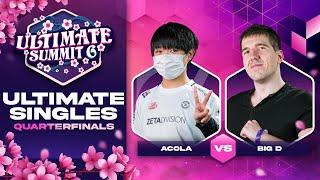 あcola vs Big D - Quarterfinals Ultimate Summit 6 - SSBU Singles | Steve vs Ice Climbers