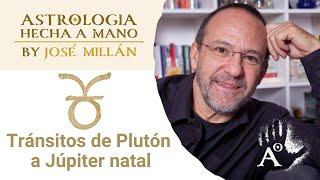 Plutón en tránsito aspectando a Júpiter natal.