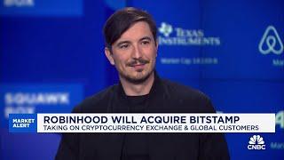 Robinhood CEO Vlad Tenev on Bitstamp acquisition: Accelerates our plans for international expansion